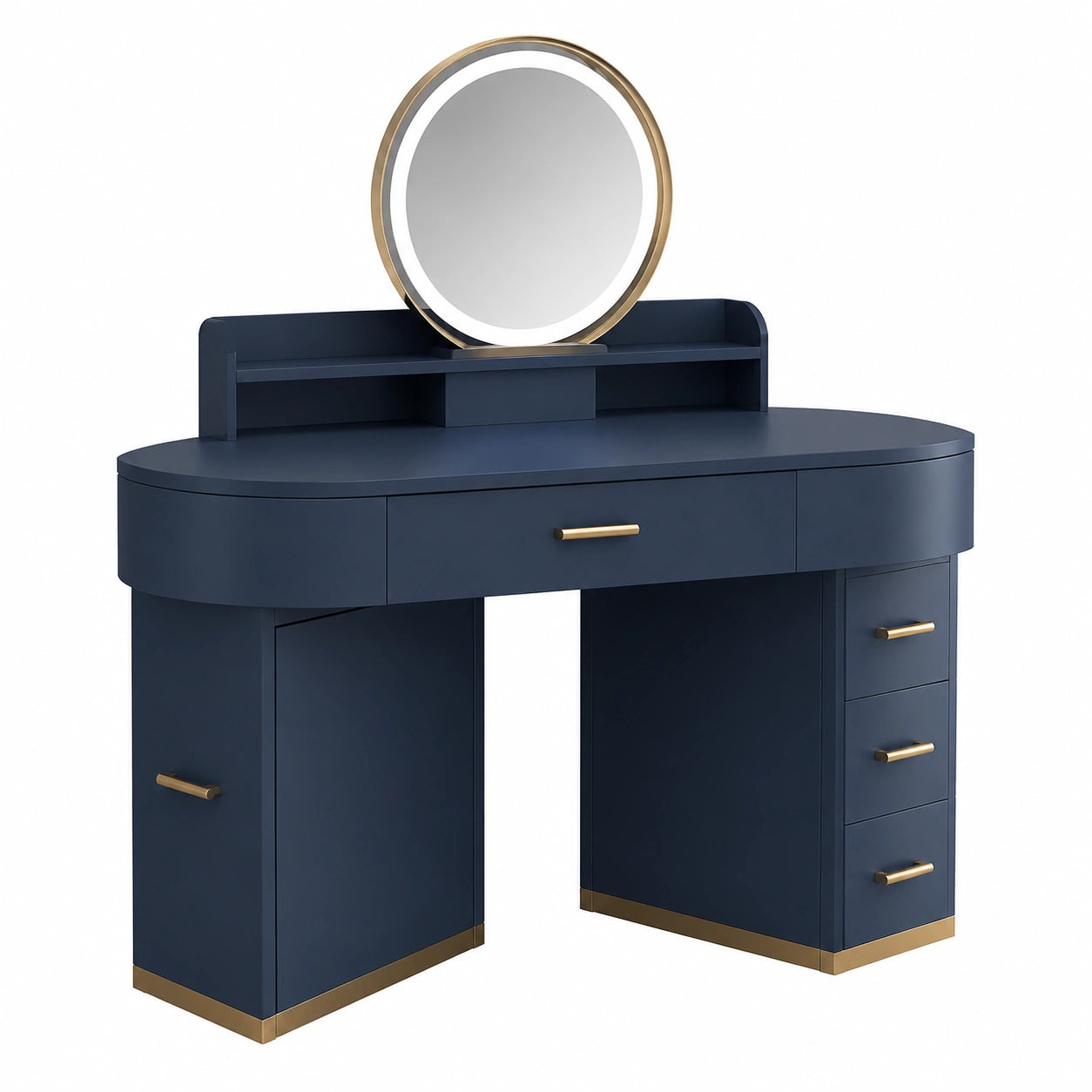 Schminktisch Set mit Hocker und Spiegel für Schlafzimmer, inklusive Schublade und Kommode